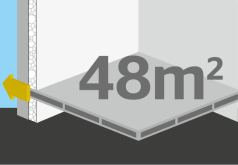 Conserve la surface intérieure